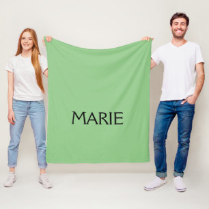 COBERTOR DE VELO PRESENÇA SIMPLES MINIMALISTA VERDE ADICIONE O SEU