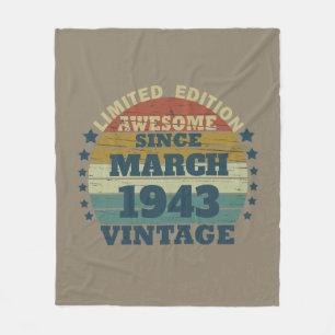 Cobertor De Velo Presente de 80 de colheita personalizado