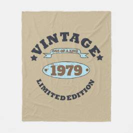 Cobertor De Velo Presente de aniversário de 45 anos personalizado