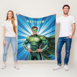 Cobertor De Velo Presente de Aniversário de Meninos Super-Herói Ver