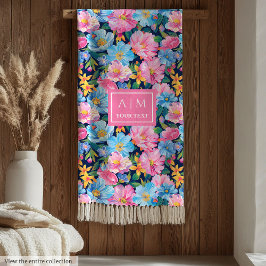 Cobertor De Velo Presente de aniversário de pré-coloração aquosa, c