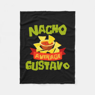 Cobertor De Velo Presente de aniversário engraçado nome nacho avera