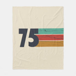 Cobertor De Velo Presente de aniversário vintage de 1975