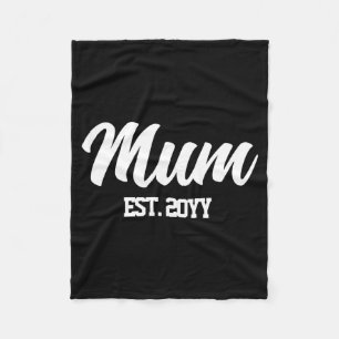Cobertor De Velo Presente de ano para nova mamãe camiseta