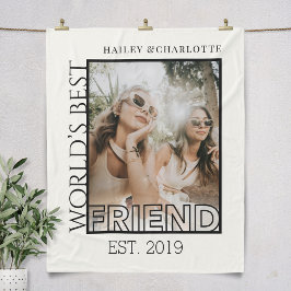 Cobertor De Velo Presente de Férias para Melhores Amigas BFF Foto M