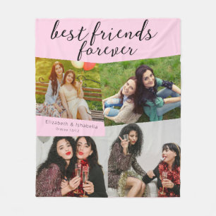 Cobertor De Velo Presente de Foto Personalizado para a Melhor Amiga
