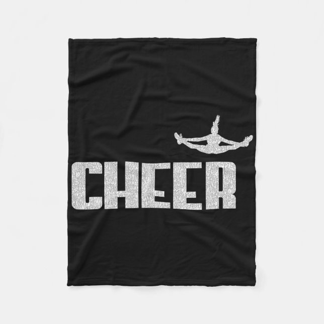 Cobertor De Velo Presente de Mãe Pai Líder de Torcida de Cheerleadi (Frente)