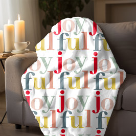 Cobertor De Velo Presente de Natal Colorido Moderno e Alegre