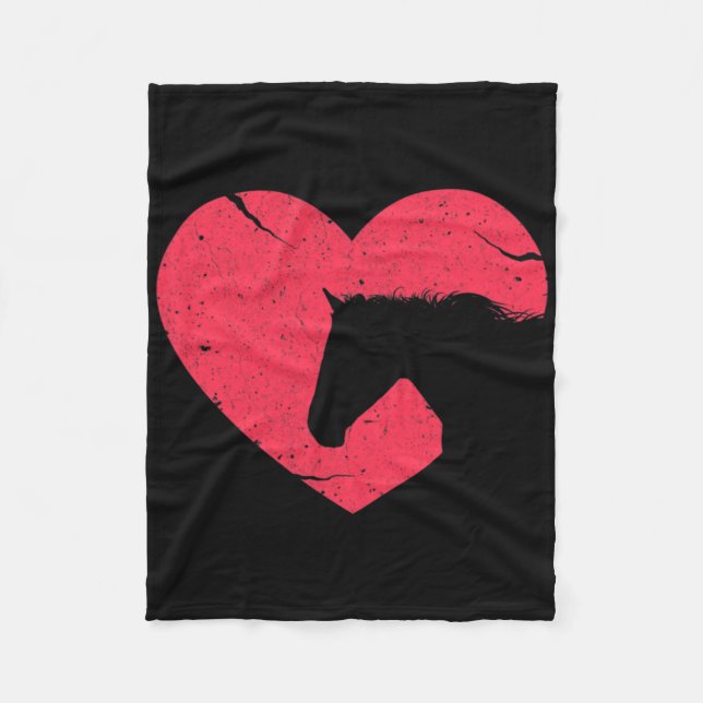 Cobertor De Velo Presente De Pão De Cavalo Para Meninas E Mulheres  (Frente)