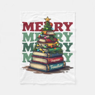 Cobertor De Velo Presente de Professor   Livros de Natal para Profe