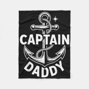 Cobertor De Velo Presente do Papai Capitão Divertido Náutico Presen