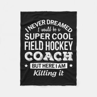 Cobertor De Velo Presente do treinador de hóquei em campo
