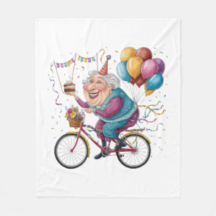 Cobertor De Velo Presente engraçado de aniversário da vovó de cicli