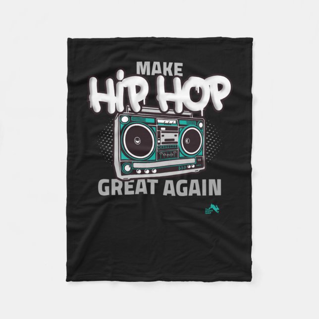 Cobertor De Velo Presente Hip Hop | Tornar Excelente de Hip Hop Nov (Frente)
