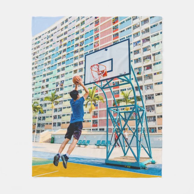 Cobertor De Velo Presente legal de Basquete (Frente)