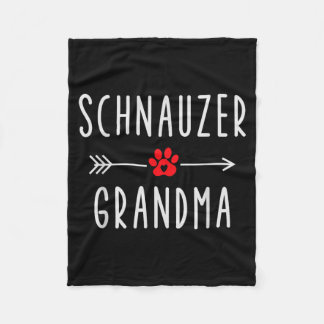 Cobertor De Velo Presente para Avó Amante de Cachorro Schnauzer Min