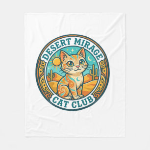 Cobertor De Velo Presente para Mãe de Gato Miragem do Deserto - Mir