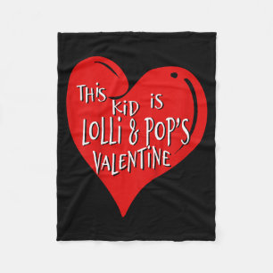Cobertor De Velo Presente para o neto Lolli e Pop Esta criança é Va