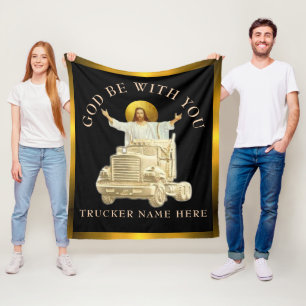 Cobertor De Velo Presente Personalizado de "DEUS SEJA COM VOCÊ" par