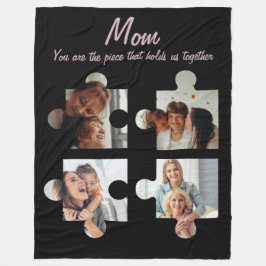 Cobertor De Velo Presente Personalizado do Dia das Mães para a Mamã