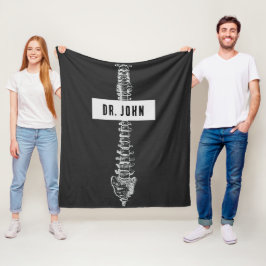 Cobertor De Velo Presente personalizado para Chiropractor, Spine Do
