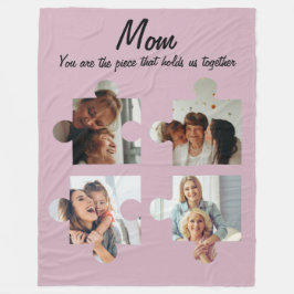 Cobertor De Velo Presente Personalizado Para o Dia das Mães - 4 Fot