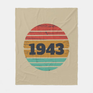 Cobertor De Velo Presentes de 80 de aniversário personalizados