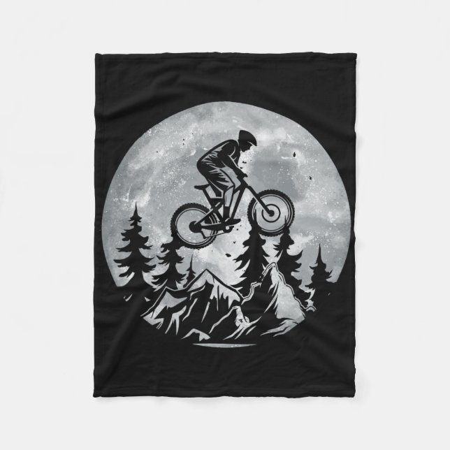 Cobertor De Velo Presentes De Ciclismo De Montanha Mtb Lua Para M (Frente)