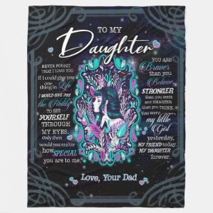 Cobertor De Velo Presentes de Filha  Carta À Minha Filha Do Pai