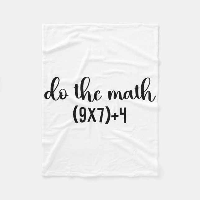 Cobertor De Velo Presentes De Fim De Ano Para Professores Witty Mat (Frente)