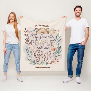 Cobertor De Velo ❤️ Presentes de GIGI Personalizados Adicionar Nome