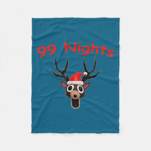Cobertor De Velo Presentes de Natal para Gamer com Veado por 99 Noi