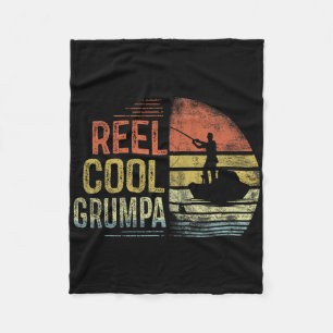 Cobertor De Velo Presentes de Pesca Grumpa Muito Legais Aniversário