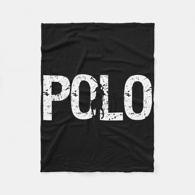 Cobertor De Velo Presentes De Polo Para Jogadores De Polo Horsebac (Frente)
