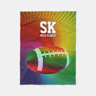 Cobertor De Velo Presentes do aficionado desportivo da bola de