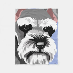 Cobertor De Velo Presentes do Schnauzer diminuto