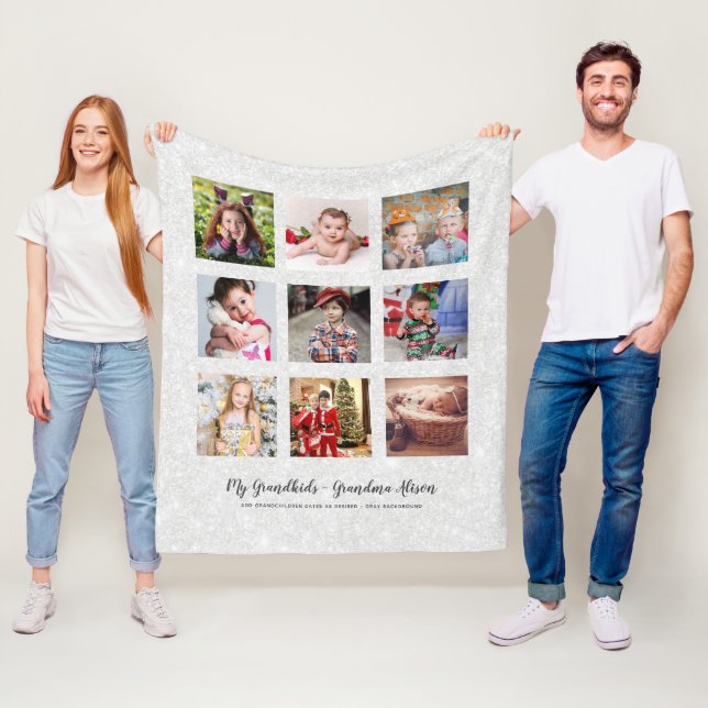 Cobertor De Velo PRESENTES FOTOGRÁFICOS PARA AVÓS - Cinza de prata (In Situ)