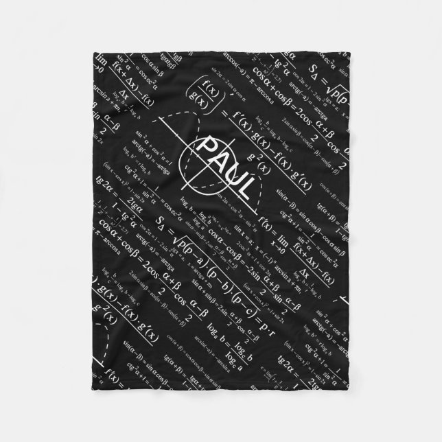 Cobertor De Velo Presentes personalizados da física para físicos (Frente)