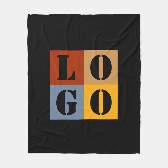 Cobertor De Velo Presentes Personalizados Modernos em Branco Simple (Frente)