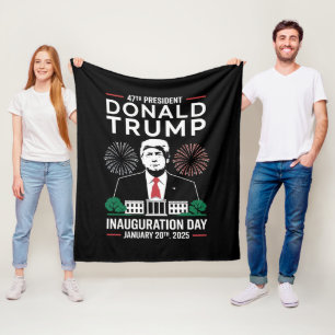 Cobertor De Velo Presidente 47 D J Trump Dia de Posse Jan 2025
