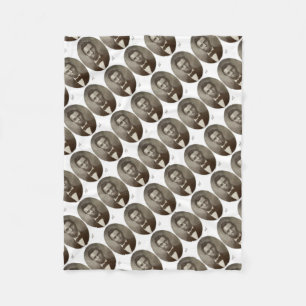 Cobertor De Velo Presidente americano Vintage Retrato E.U. de Abe