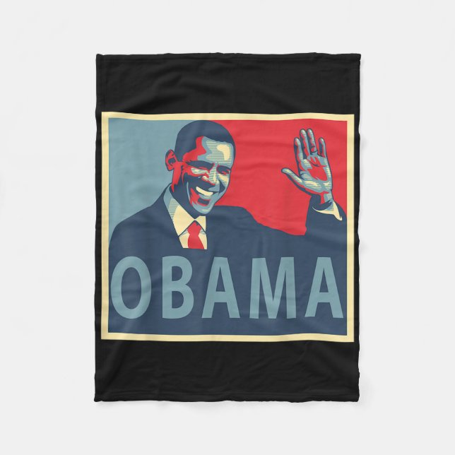 Cobertor De Velo Presidente Barack Obama (Frente)