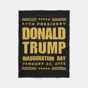 Cobertor De Velo Presidente Donald J. Trump Dia de Inauguração 2025