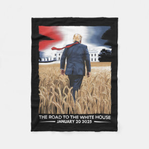 Cobertor De Velo Presidente Donald Trump Inauguration Day 2025 Vint