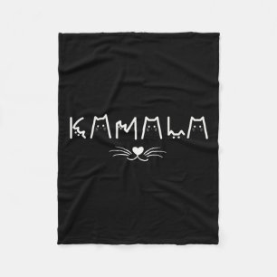 Cobertor De Velo Presidente Kamala 2024 Kamala Cat - Letra Font Des