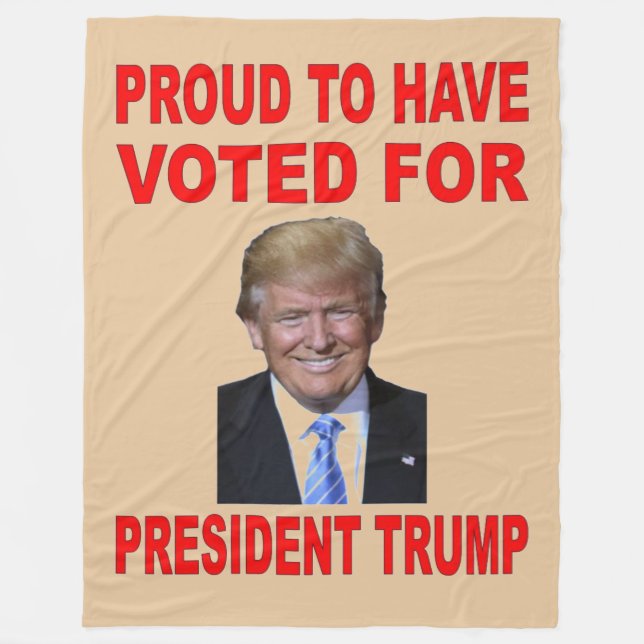 COBERTOR DE VELO PRESIDENTE TRUMP (Frente)