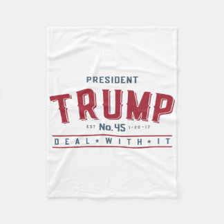 Cobertor De Velo Presidente Trump 45 Aceite