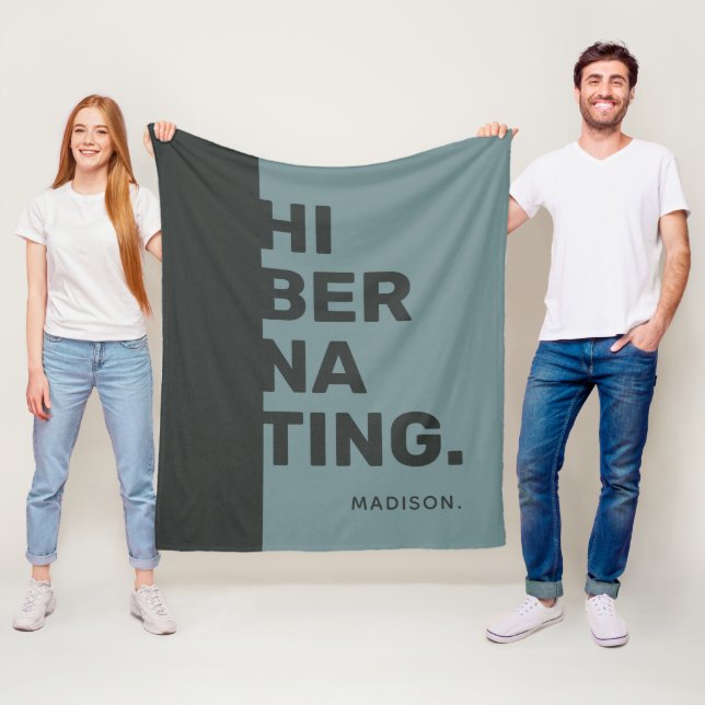 Cobertor De Velo Presilhas de sobrenome personalizado "Hibernando" (In Situ)