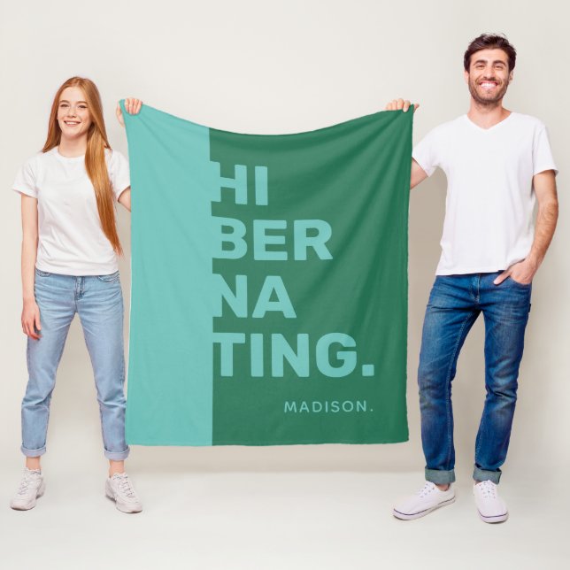 Cobertor De Velo Presilhas de sobrenome personalizado "Hibernando" (In Situ)