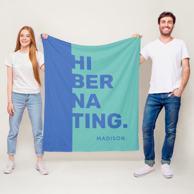 Cobertor De Velo Presilhas de sobrenome personalizado "Hibernando" (In Situ)